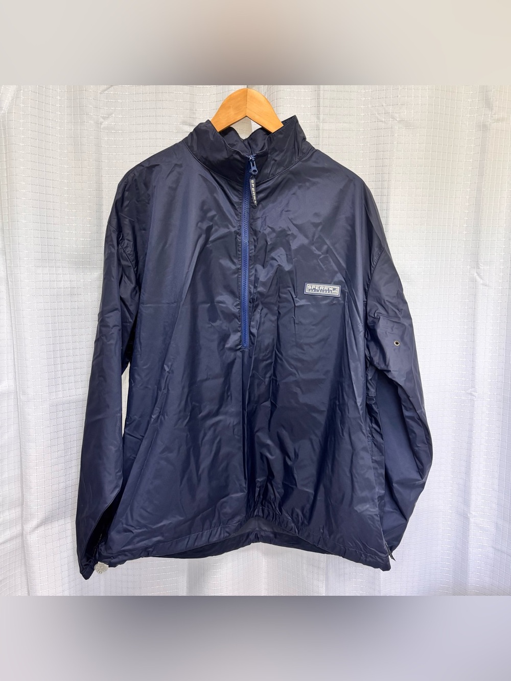 Sperry Top Sider Windbreaker Jacket Blue Mens M